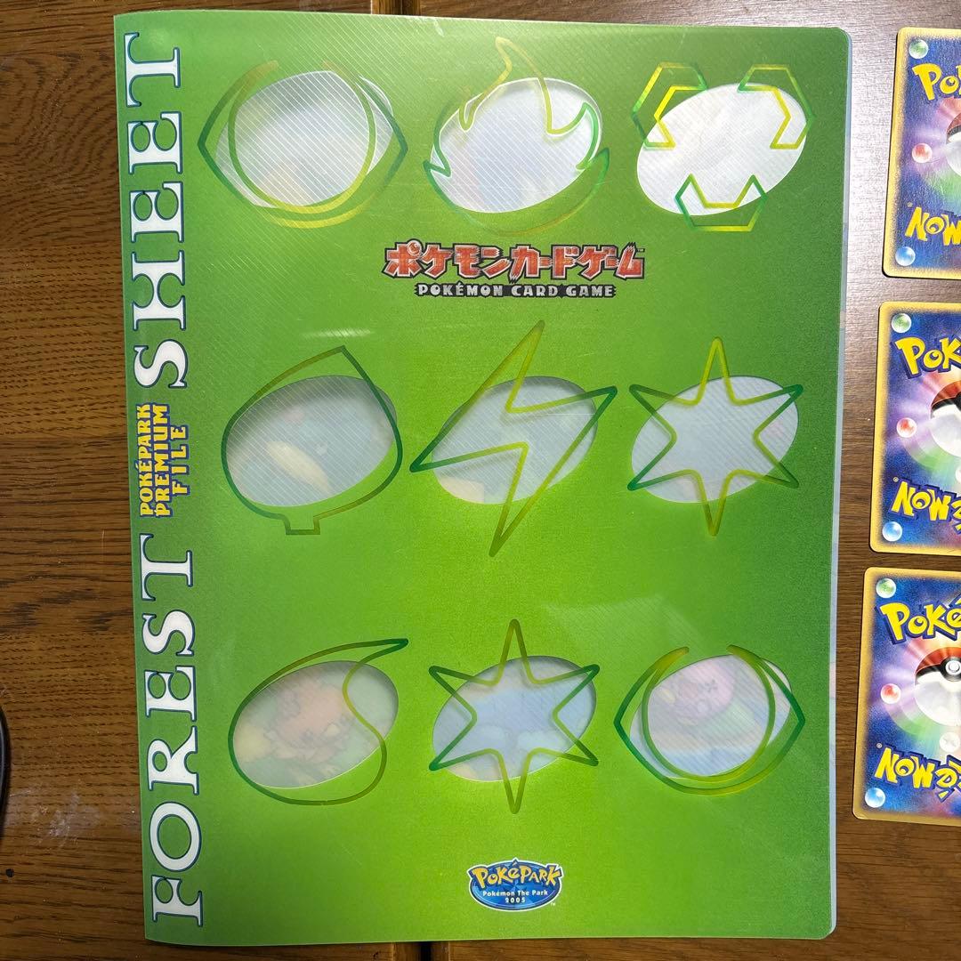 ポケパーク限定　ポケモンカード　フォレストシート(バラ売り不可)