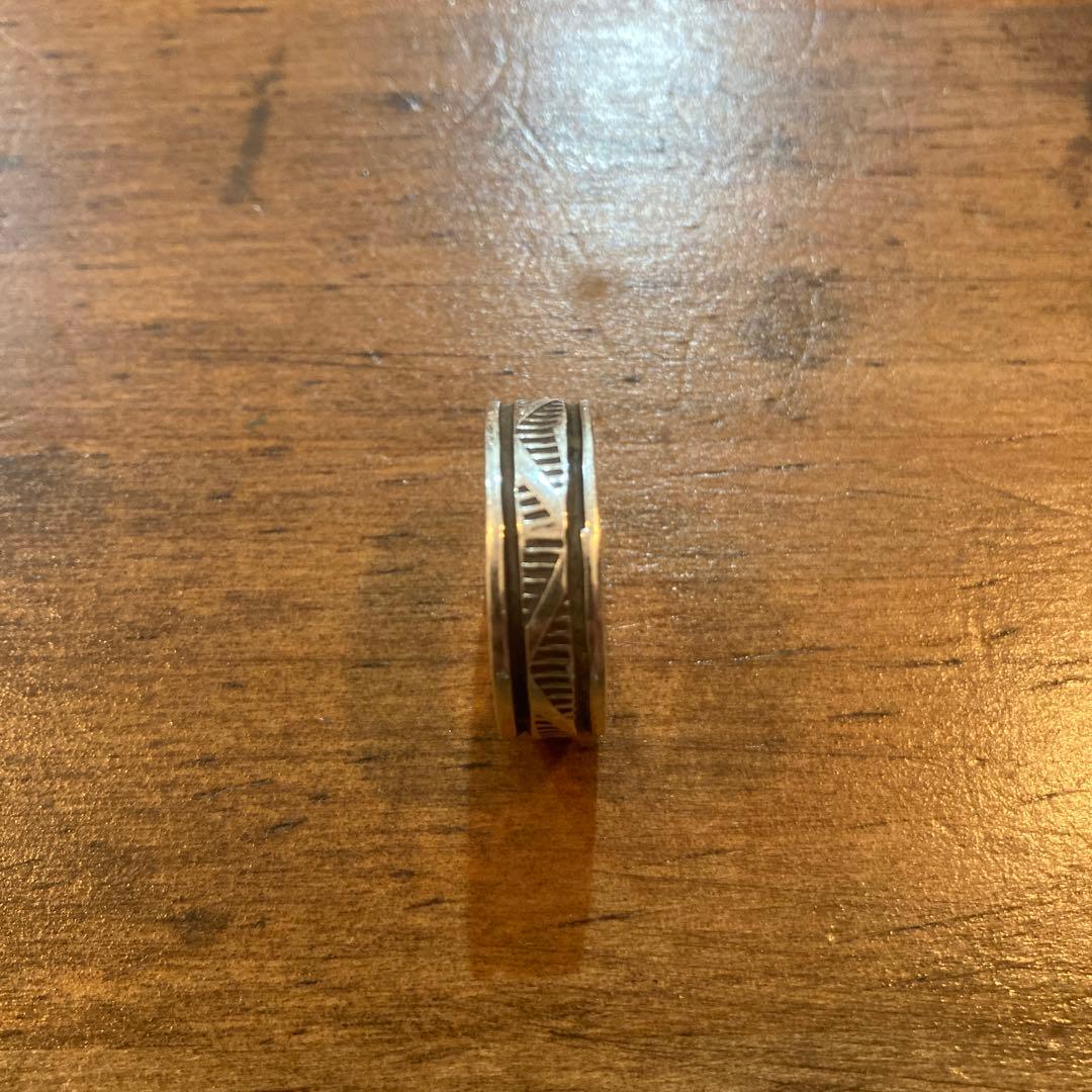 ブルースモーガン(Bruce Morgan)作 シルバー リング 幅0.7cm