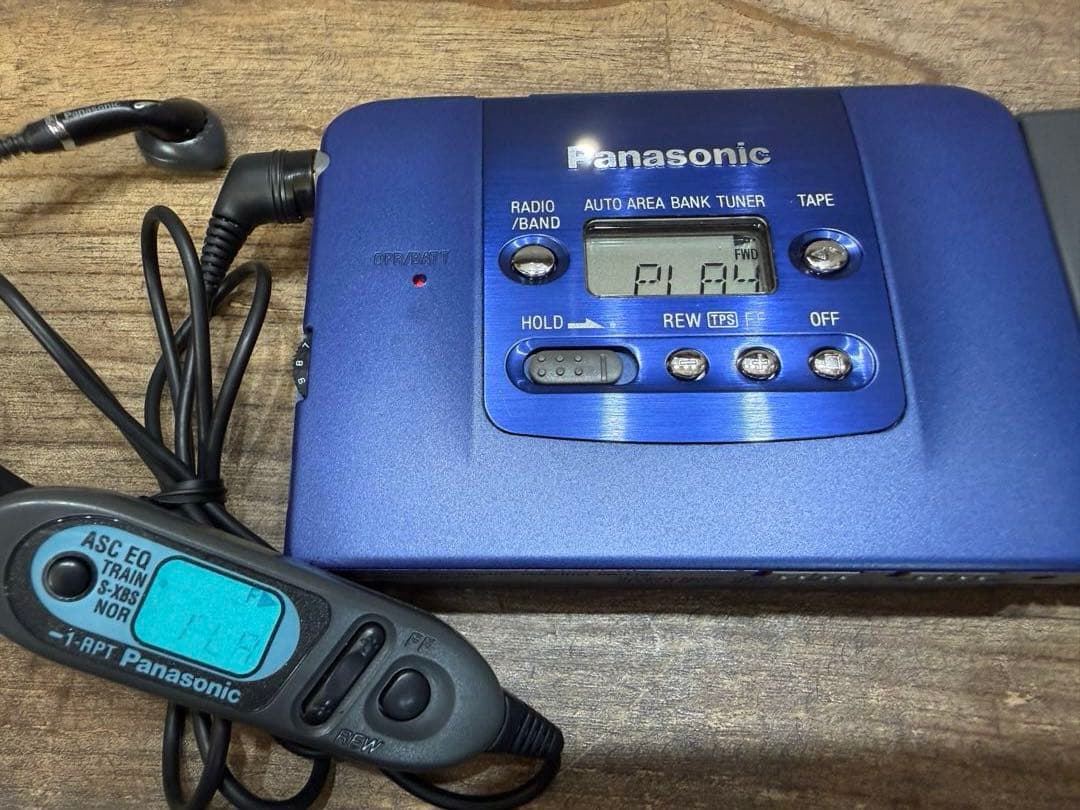 Panasonic RQ-SX22V ブルー ベルト交換済（予備ベルトも同梱）