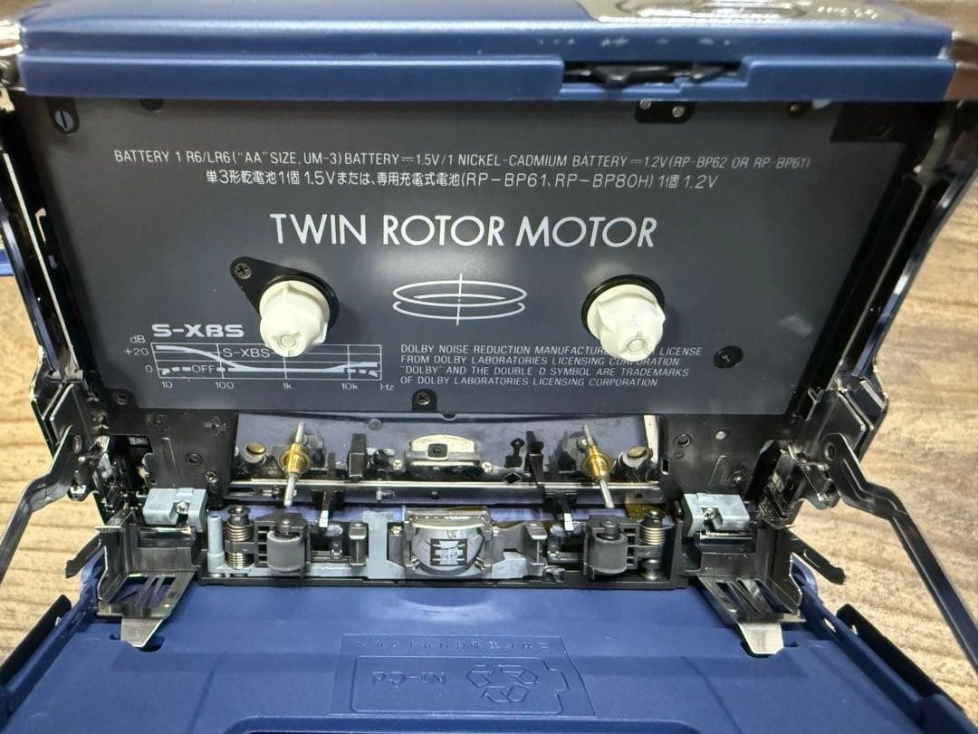 Panasonic RQ-SX22V ブルー ベルト交換済（予備ベルトも同梱）