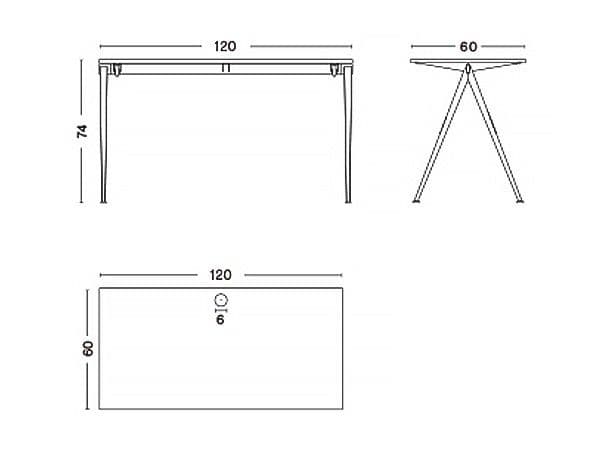 カニカマ ヘイ ピラミッドデスク HAY PYRAMID DESK 新品