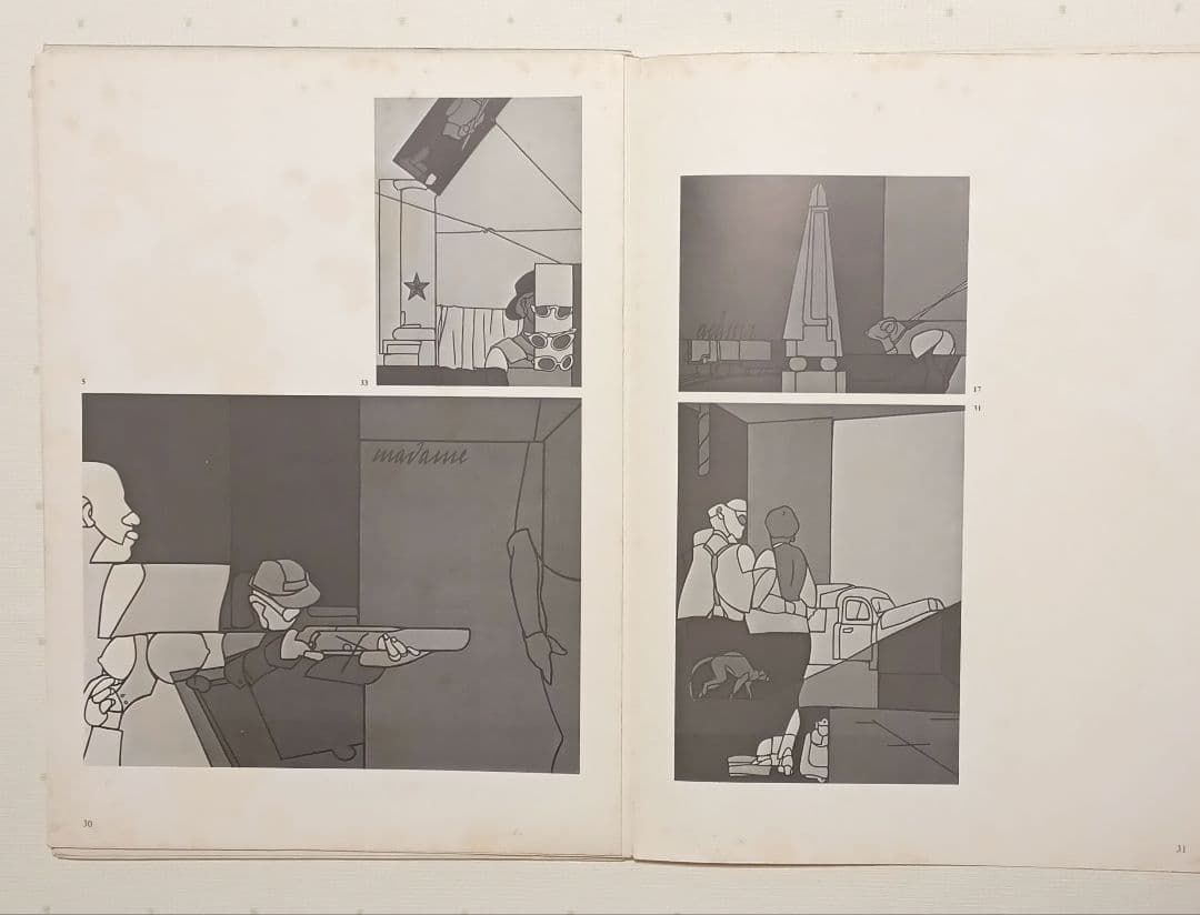 ヴァレリオ・アダミのルミロワール誌第220号1976年リトグラフ3点入 マーグ社