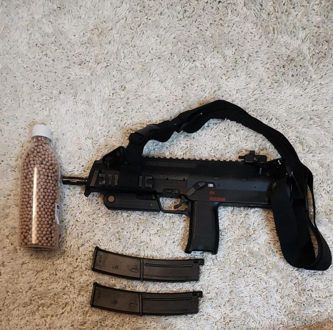 東京マルイ ガスブロ MP7A1 ブラック マガジン2本　3点スリング BB弾付