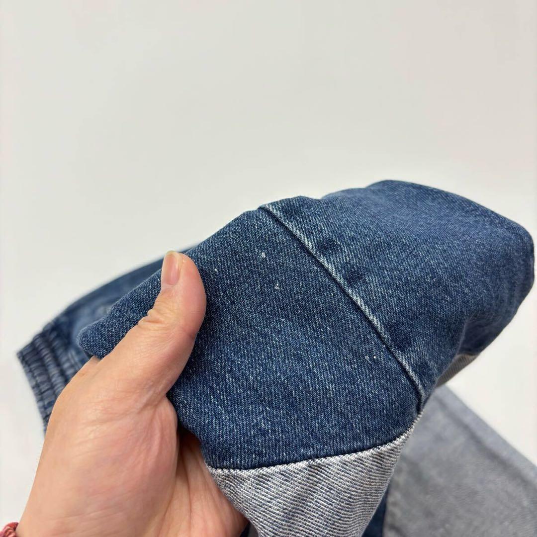 希少 SAPEur KIDS キッズ ヴィンテージ デニム トラック パンツ M