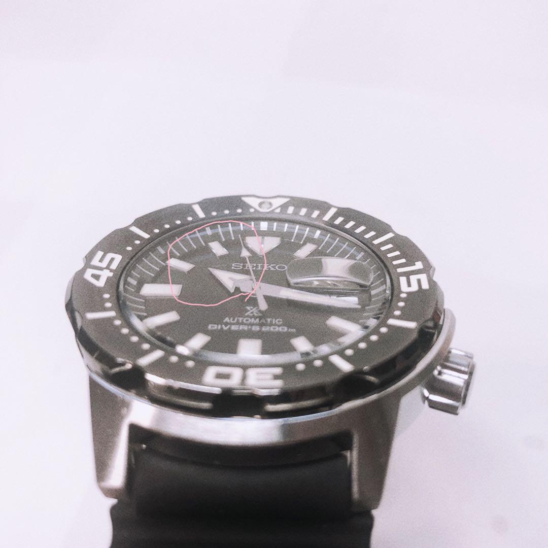 SEIKO SBDY035 4R36-07N0 モンスター 自動巻 ブラック
