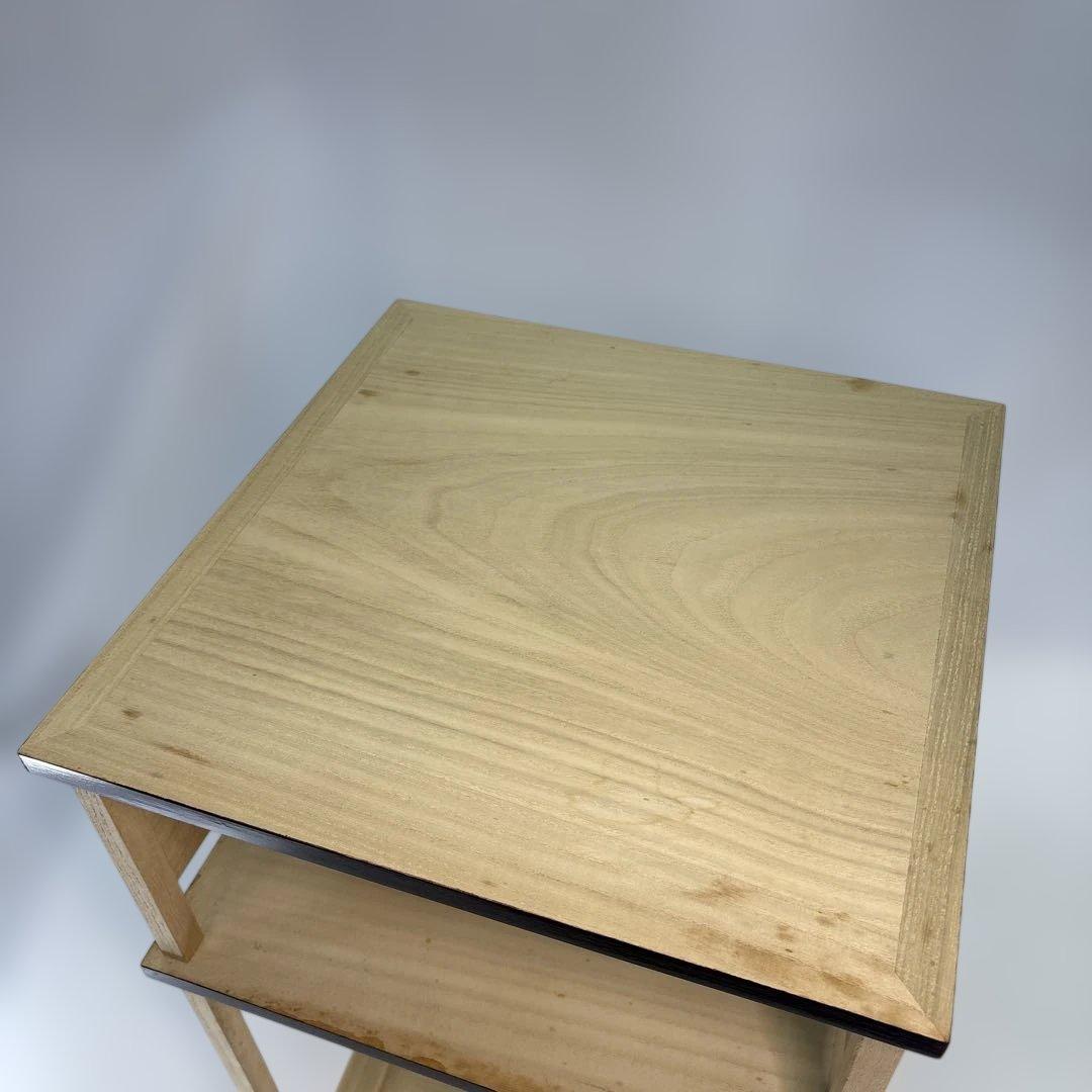 【中古品】而妙斎好 壺々透 二重棚 （紙箱）組立式USED〈税込•送料込〉