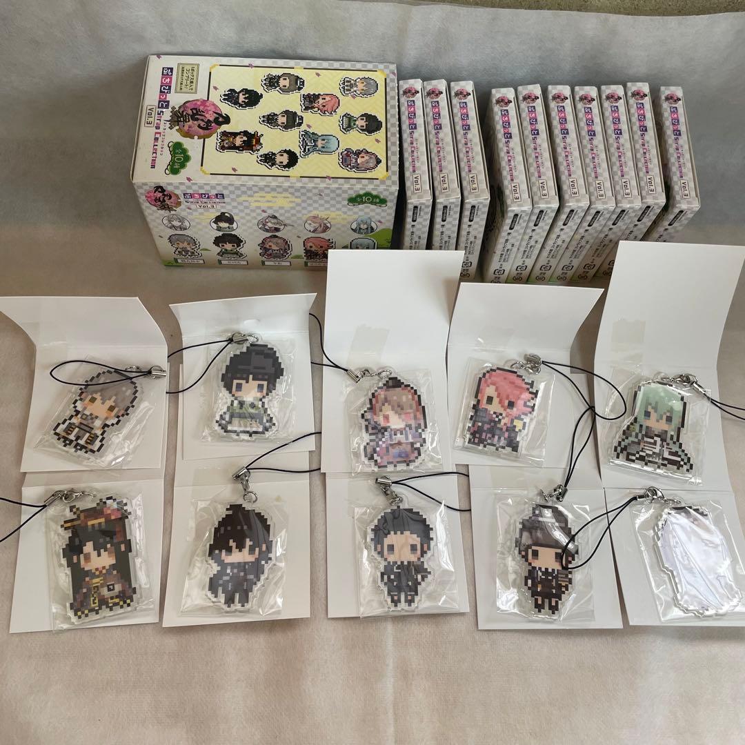 刀剣乱舞　ぷちびっとストラップコレクション【36個セット】　鶴丸　一期　長谷部