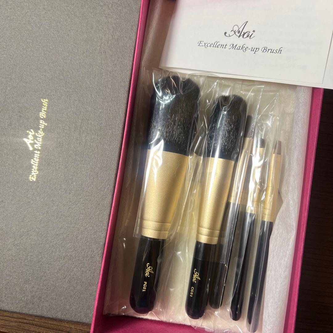 新品未使用　ブラシセット　熊野化粧筆 一休園