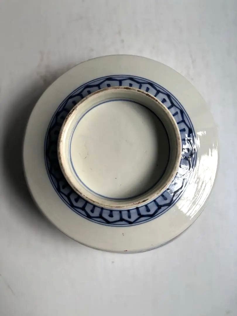 639 骨董 アンティーク 古伊万里 染付 豪華絢爛 色絵鉢 幕末 正月 おせち