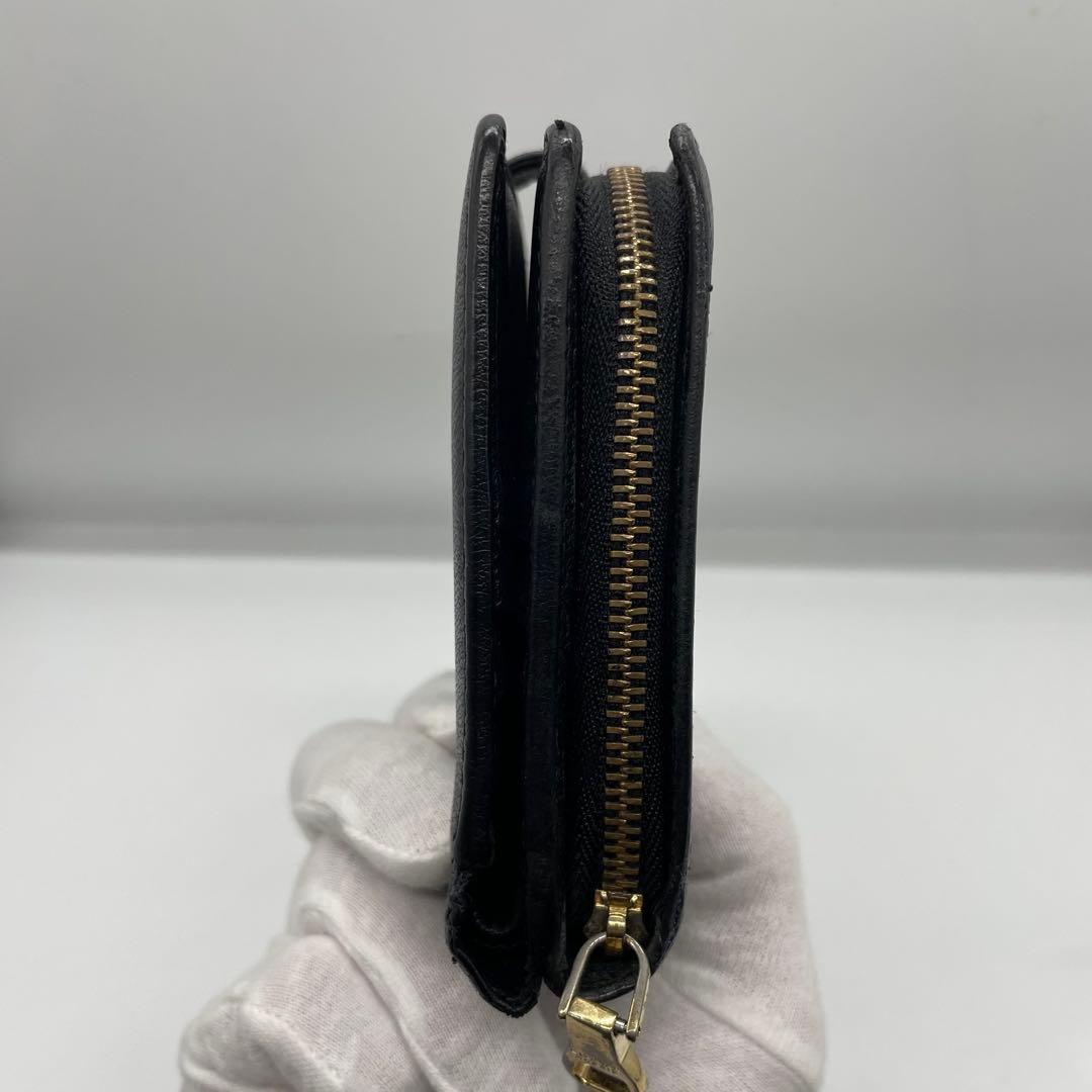 【良品】 LOEWE ロエベ アナグラム レザー 折り財布