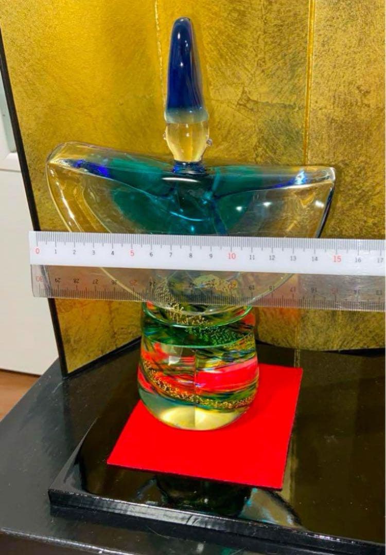 ガラス製お雛様　 高さ約30cm特大サイズ