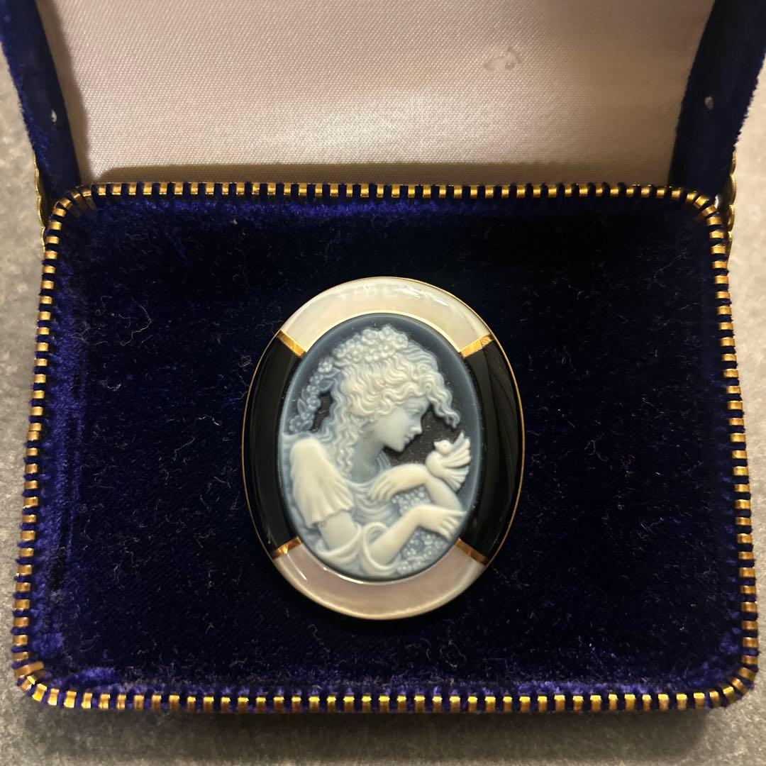 【カメオ】ブローチ　ペンダントトップ