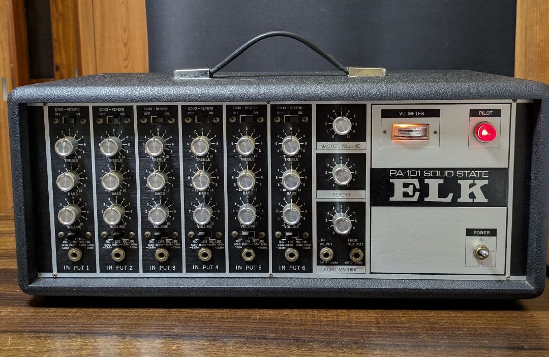 ELK エルク PA-101 SOLID STATE 6ch PAアンプ