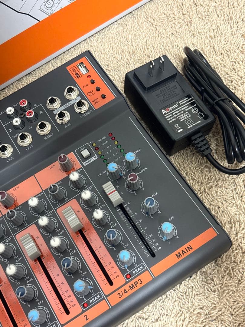 4ch オーディオミキサー MTKXSY 3/4-MP3