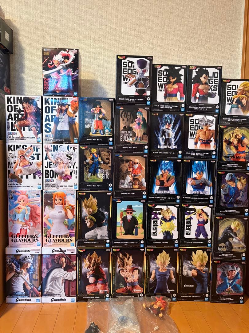 ドラゴンボール、ワンピース、ジャンプ系プライズフィギュア34点おまとめセット