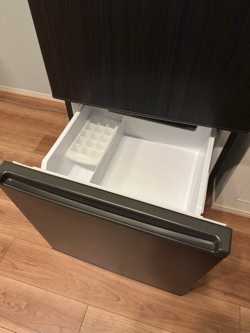 AQUA 冷蔵庫 AQR-20E9(K) 201L 木目調ブラック