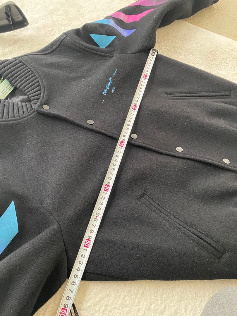 ざくろさま専用！！ オフホワイト　メンズアウター　ブルゾン　スタジャン　美品