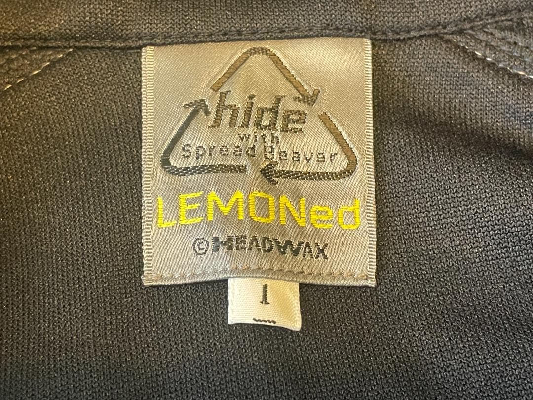 正規品　サイズ１　hideサイドカーブジャージ　ブラック　LEMONeD