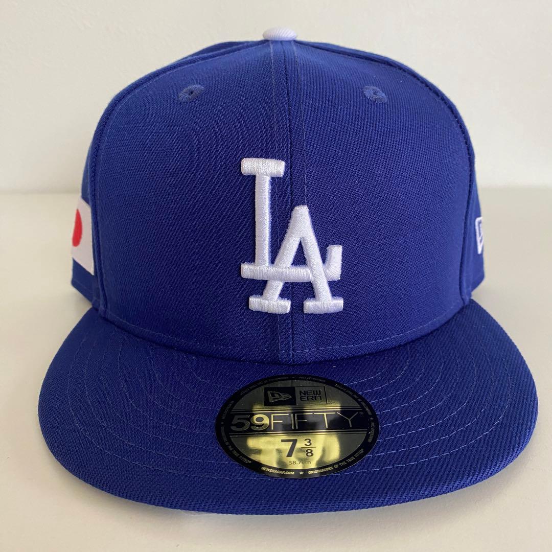 ドジャース ニューエラ ツバ裏ブラック キャップ New Era Cap 3/8