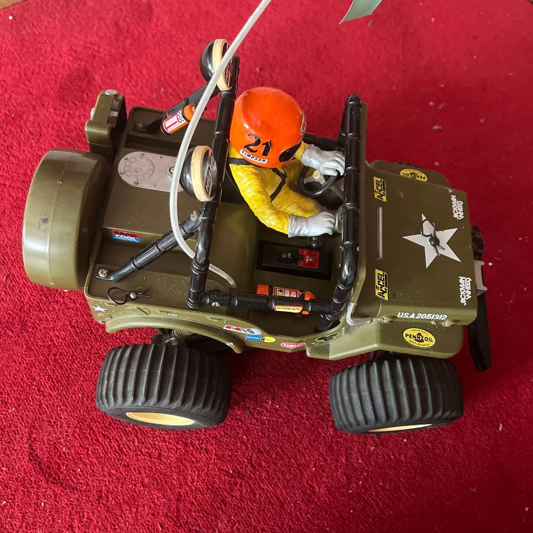 田宮　TAMIYAワイルドウィリス　当時物 完動品 サンワ　ダッシュ　セット