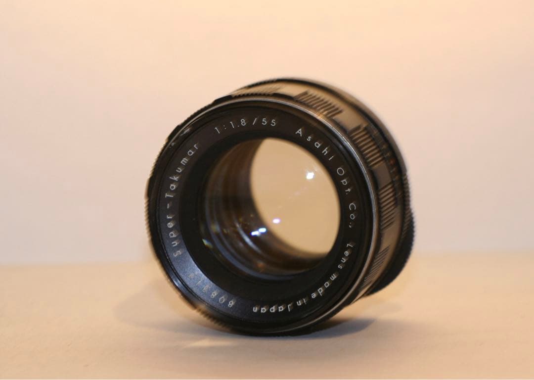 前期型　Super-Takumar 55mm f1.8 オールド単焦点レンズ