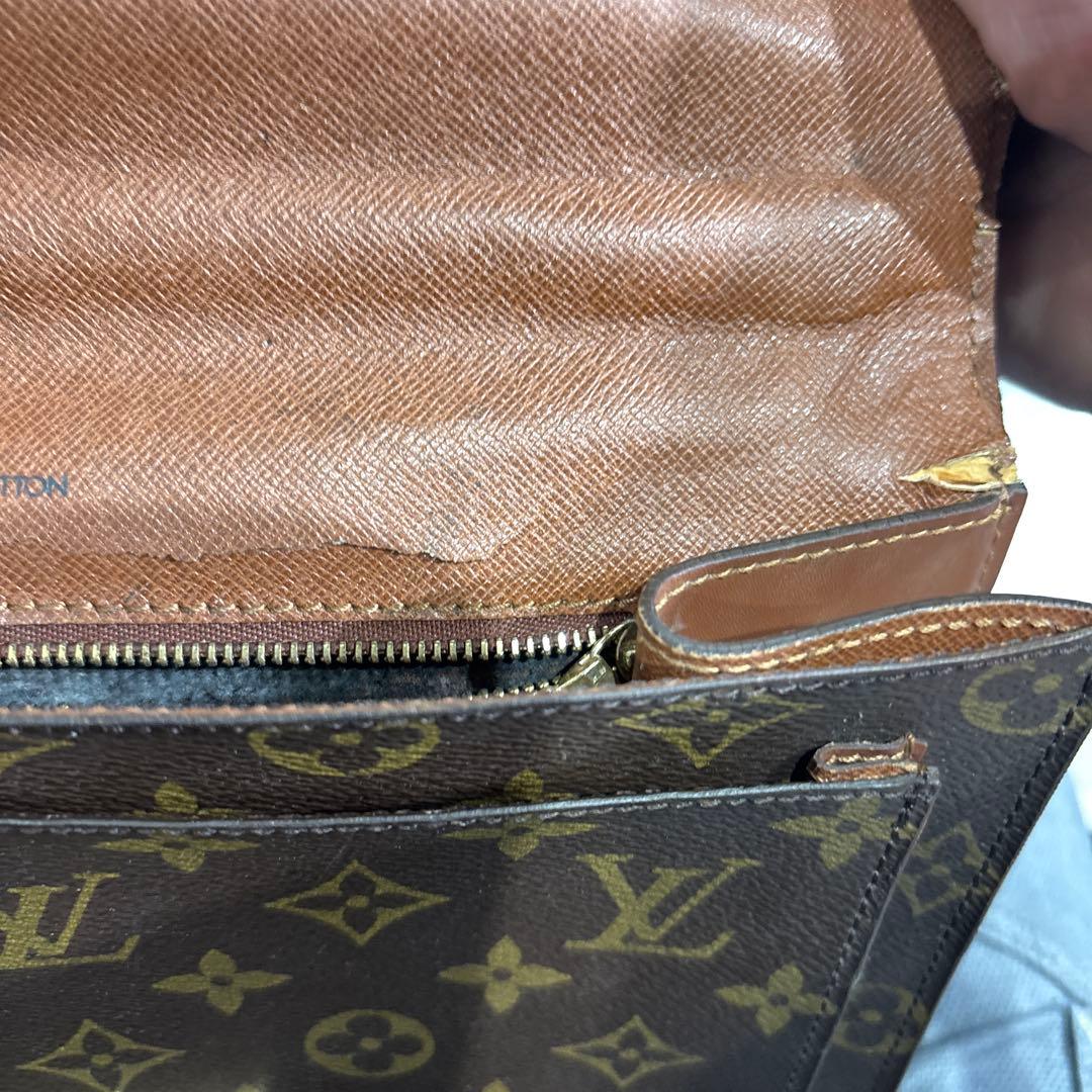 ⚫️ヴィンテージ⚫️ルイヴィトンモノグラム・モンソー　バック　訳ありジャンク