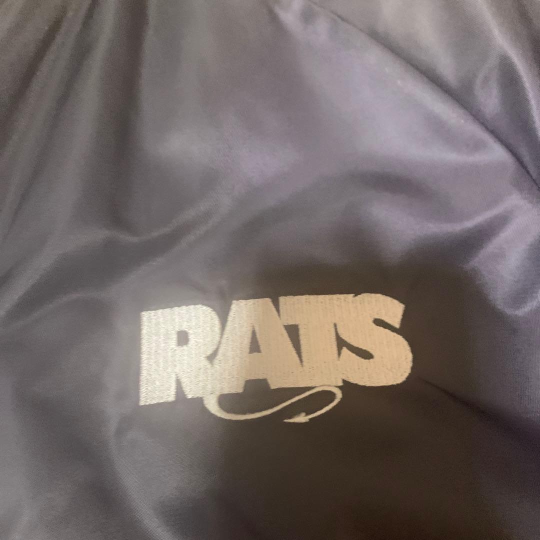 【RATS 】即完！美品！ボアコーチジャケット ロゴ刺繍 Mサイズ