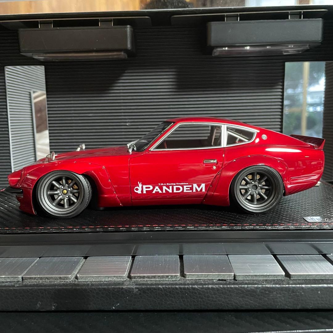 新品未展示品イグニッションモデル 1/18 パンデムS30 Zレッドメタリック❷