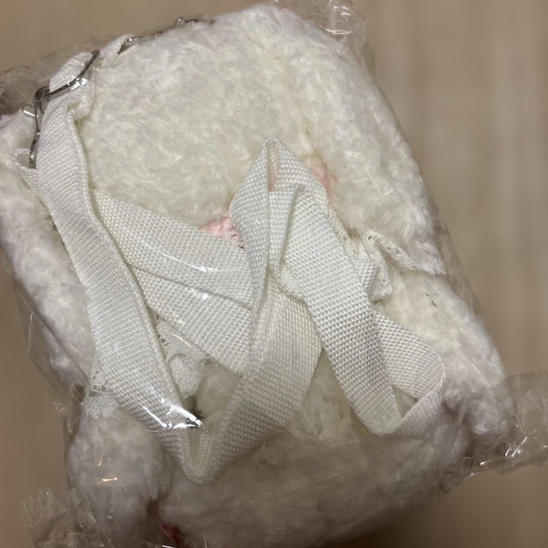 BABY うさくみゃちゃんポシェット オフ白×ピンク