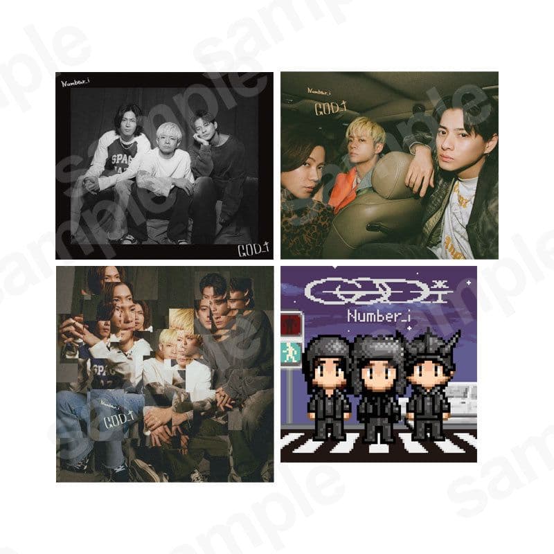 Number_i ナンバーアイ　GOD_i ３枚　フィギュア ３体