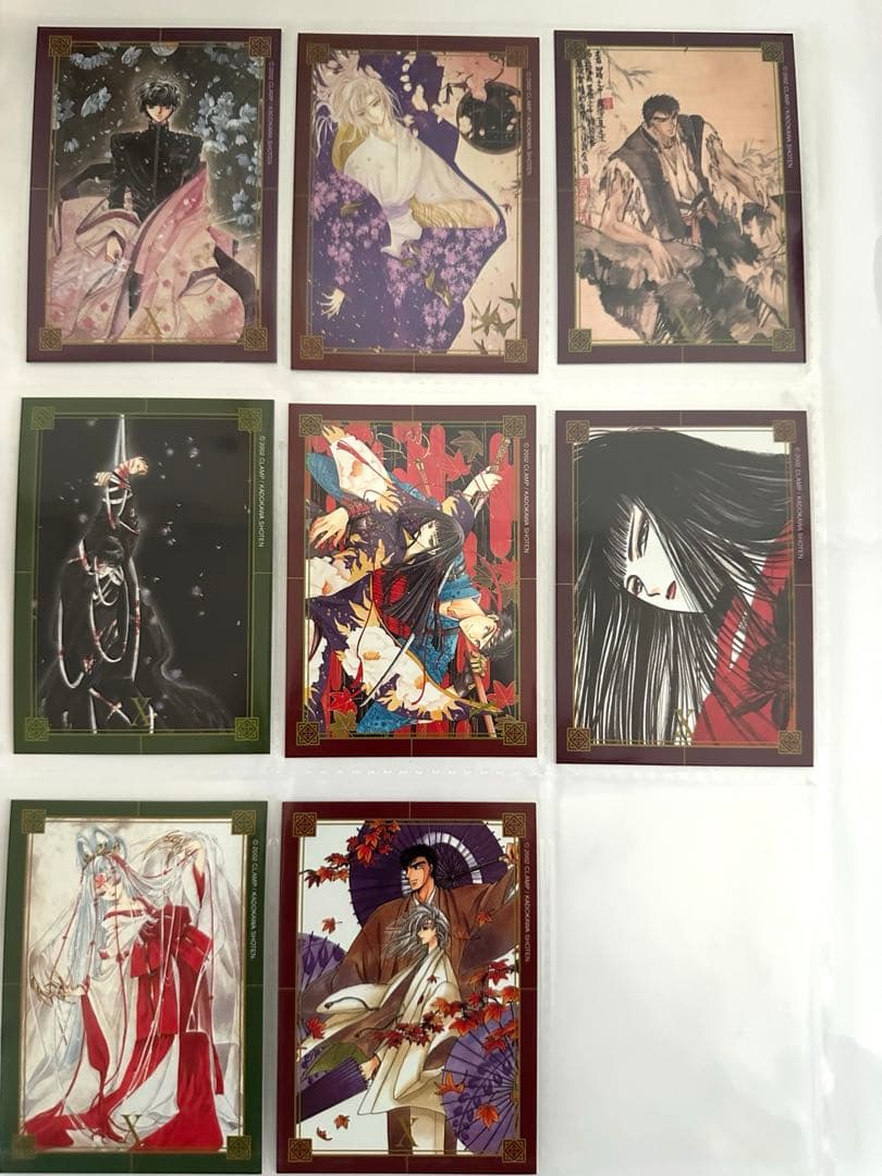 CLAMP X トレカ　まとめ売り80枚　カードホルダー付き