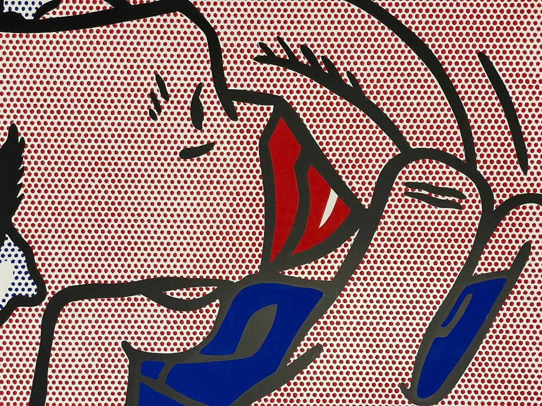 ロイ・リキテンスタイン シルクスクリーンポスター　Kiss V 1964