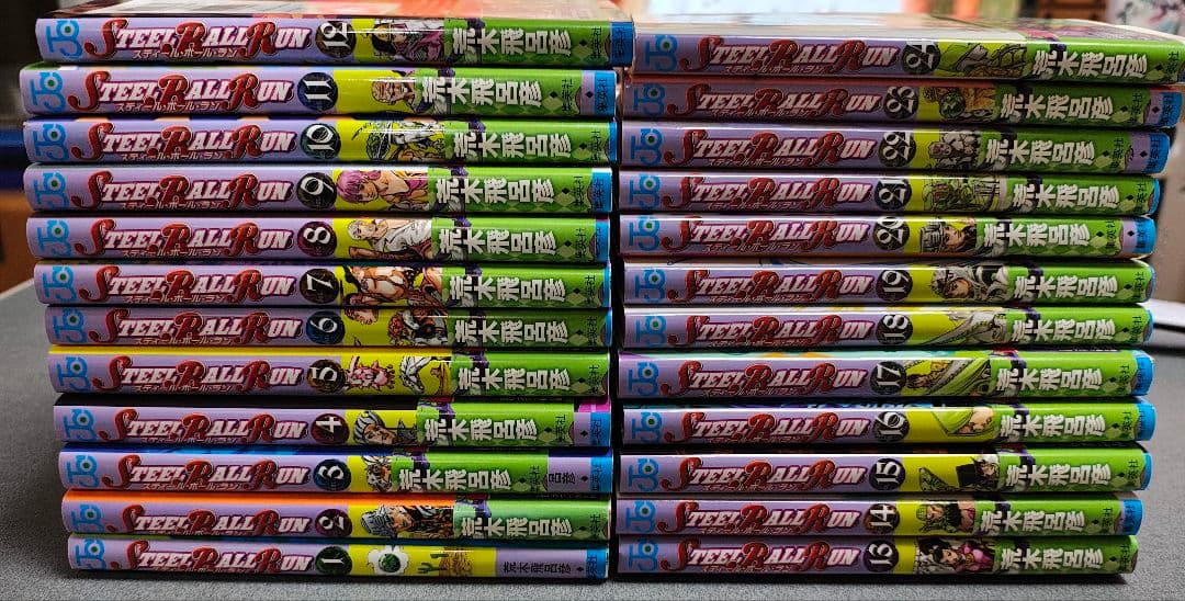 ジョジョの奇妙な冒険 スチールボールラン　ジョジョリオン　ジョジョランズ