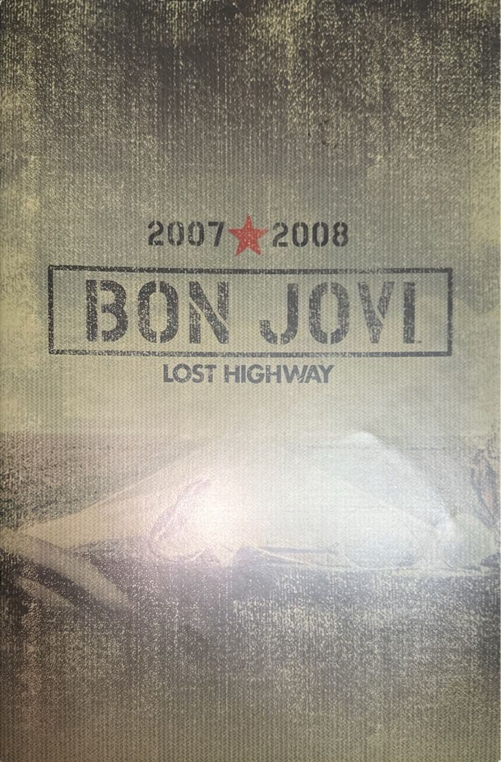 BON JOVI LOST HIGHWAY 直筆サイン入りツアーパンフレット