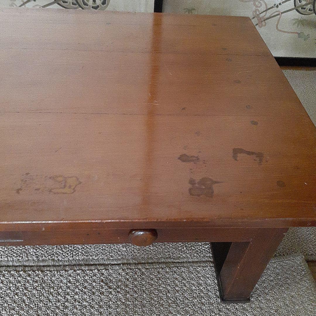 文机　木製机　古道具　古民家　ローテーブル