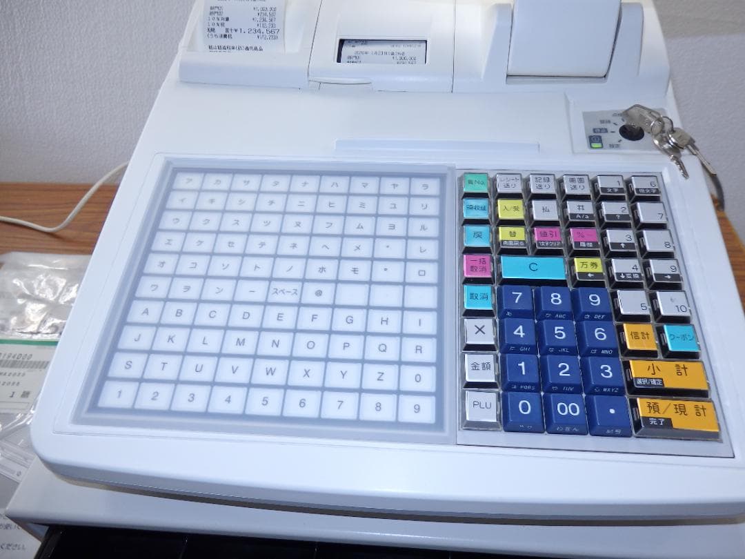 美品 3210 設定無料 FS-2055-V2 レジスター スキャナー付