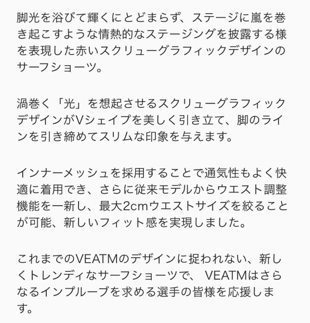 AII様4/1 VEATM M サーフパンツ ビートム　フィジーク