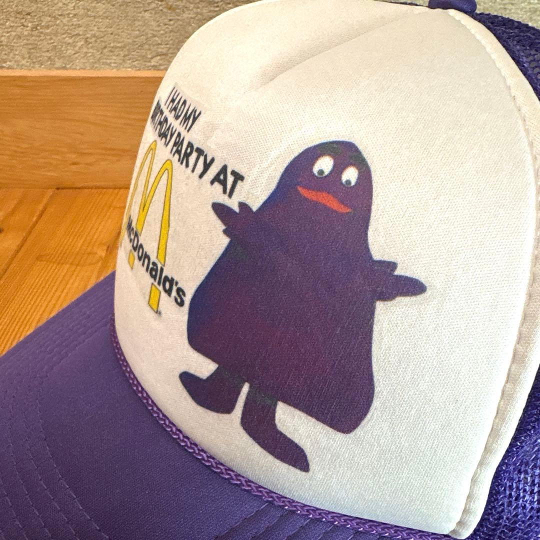 スーパーレア！　80年代　マクドナルド　かグリマス　トラッカーハット　キャップ