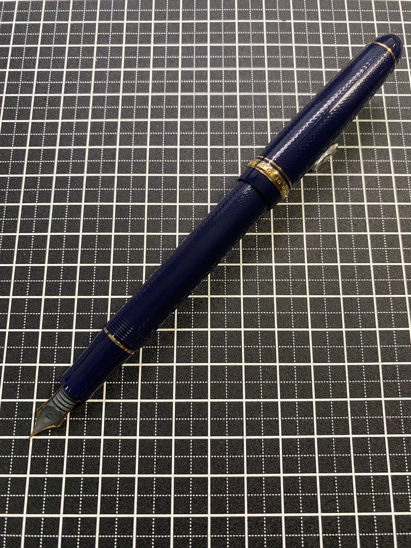 PILOT CUSTOM74 Dark-Blue 網目　万年筆　字幅F