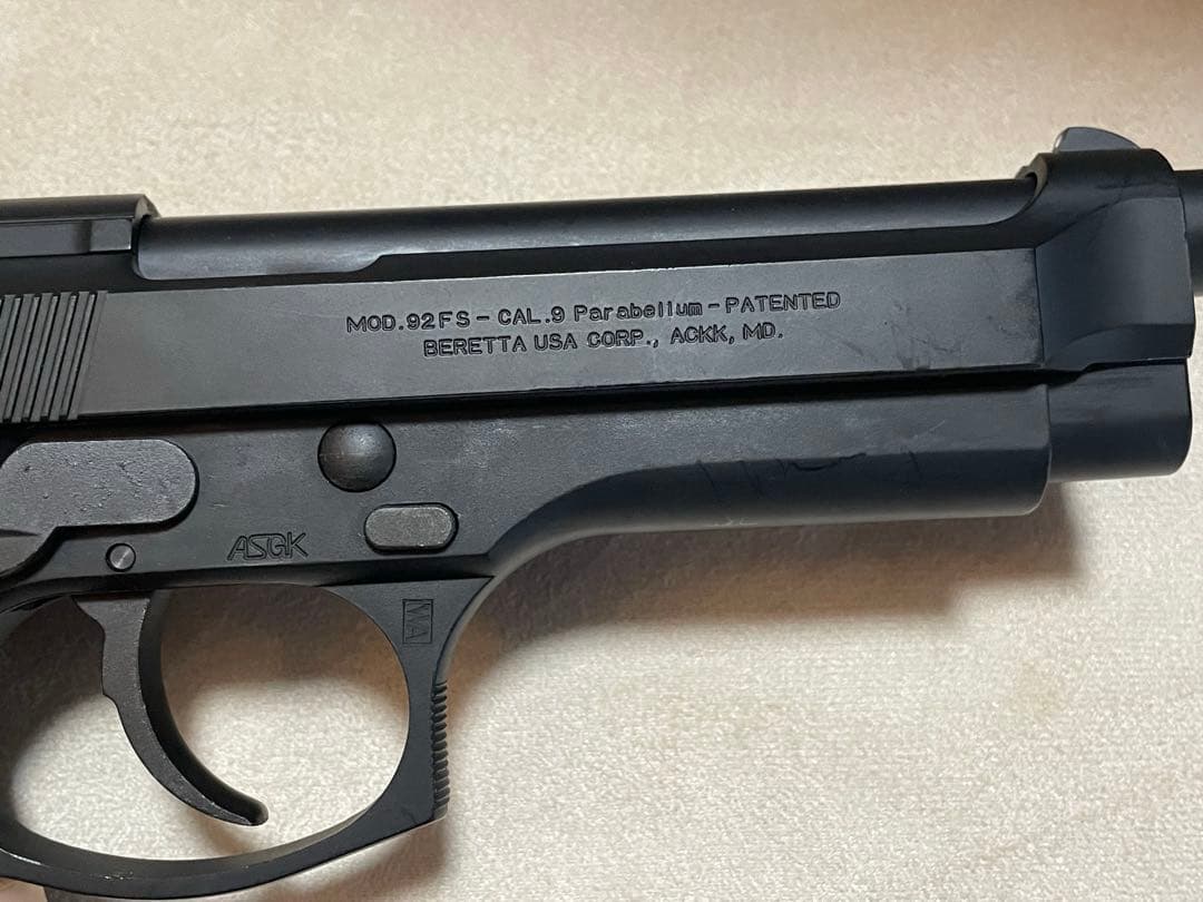 【ウエスタンアームズ】WAベレッタM92FSスーパーブローバック(ガス漏れなし)