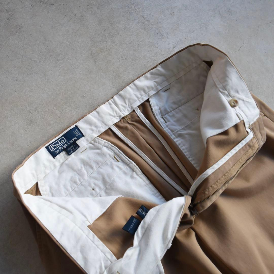 90s ラルフローレン ノータックチノ ポロチノ 未使用 W34 L30