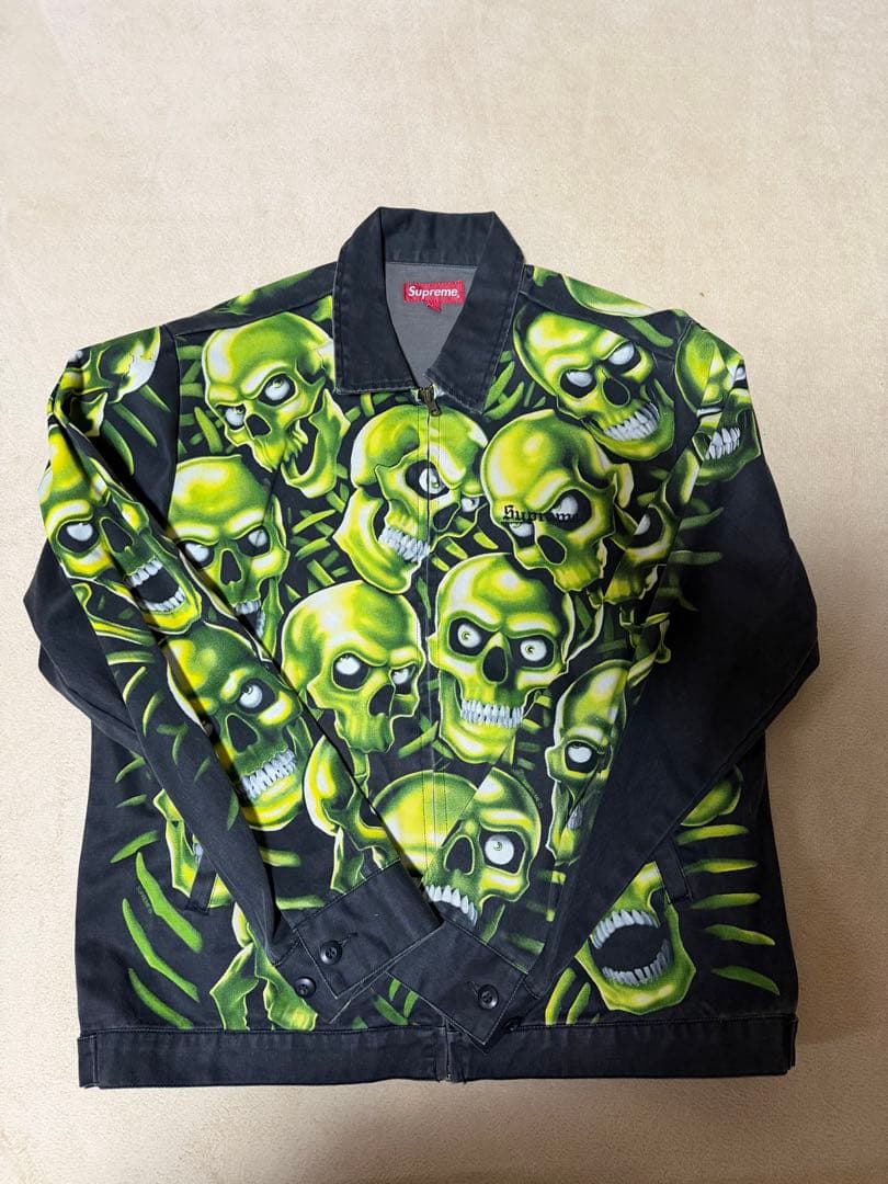 Supreme スカルプリントジャケット