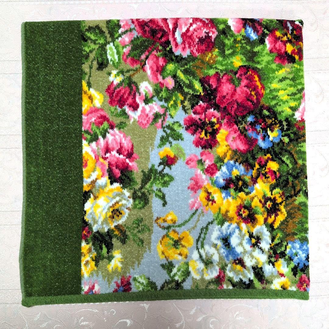 【新品・未使用】FEILER マルチカバー 花柄 75x75cm