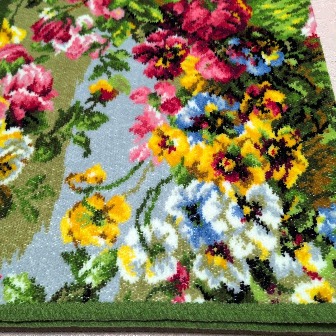 【新品・未使用】FEILER マルチカバー 花柄 75x75cm