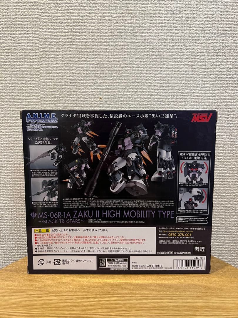 ROBOT魂 MS-06R-1A 高機動型ザクII 黒い三連星