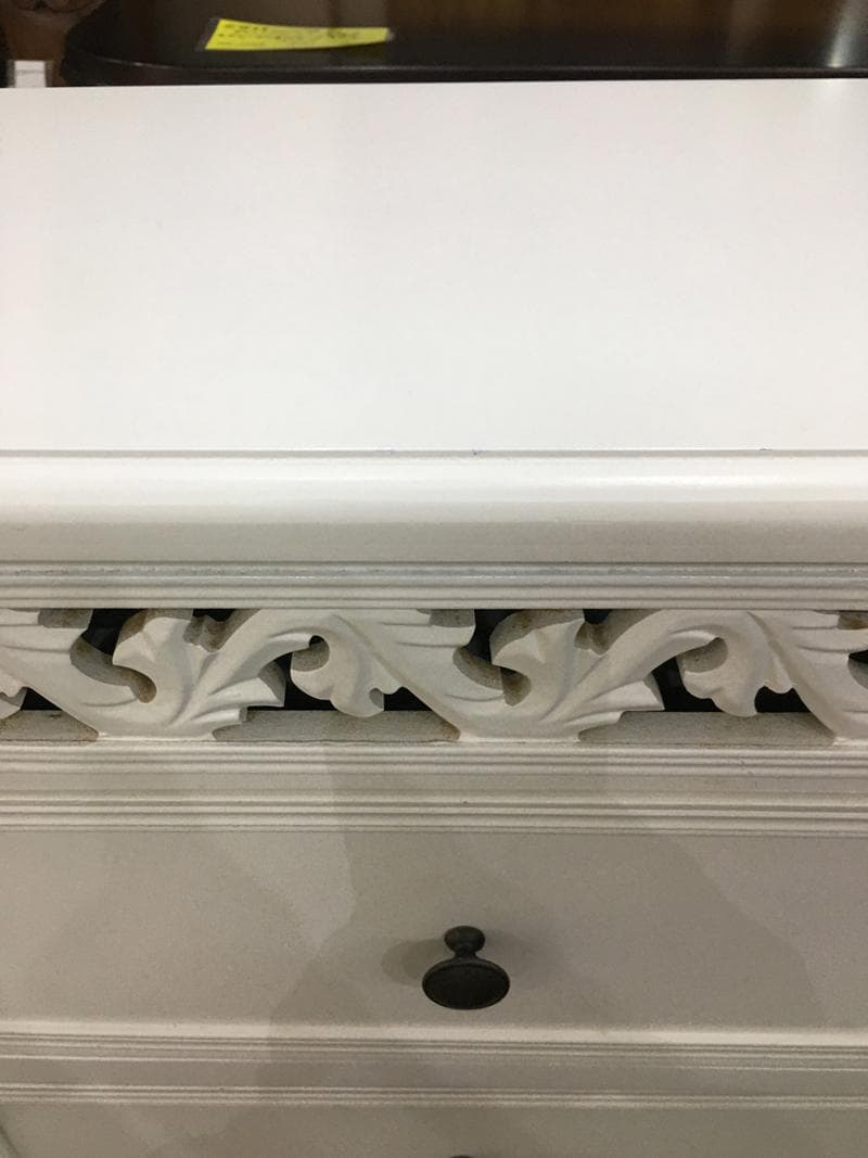 極美品！ 送料込！　 白家具　チェスト キャビネット　杉材　モデルルーム展示品！