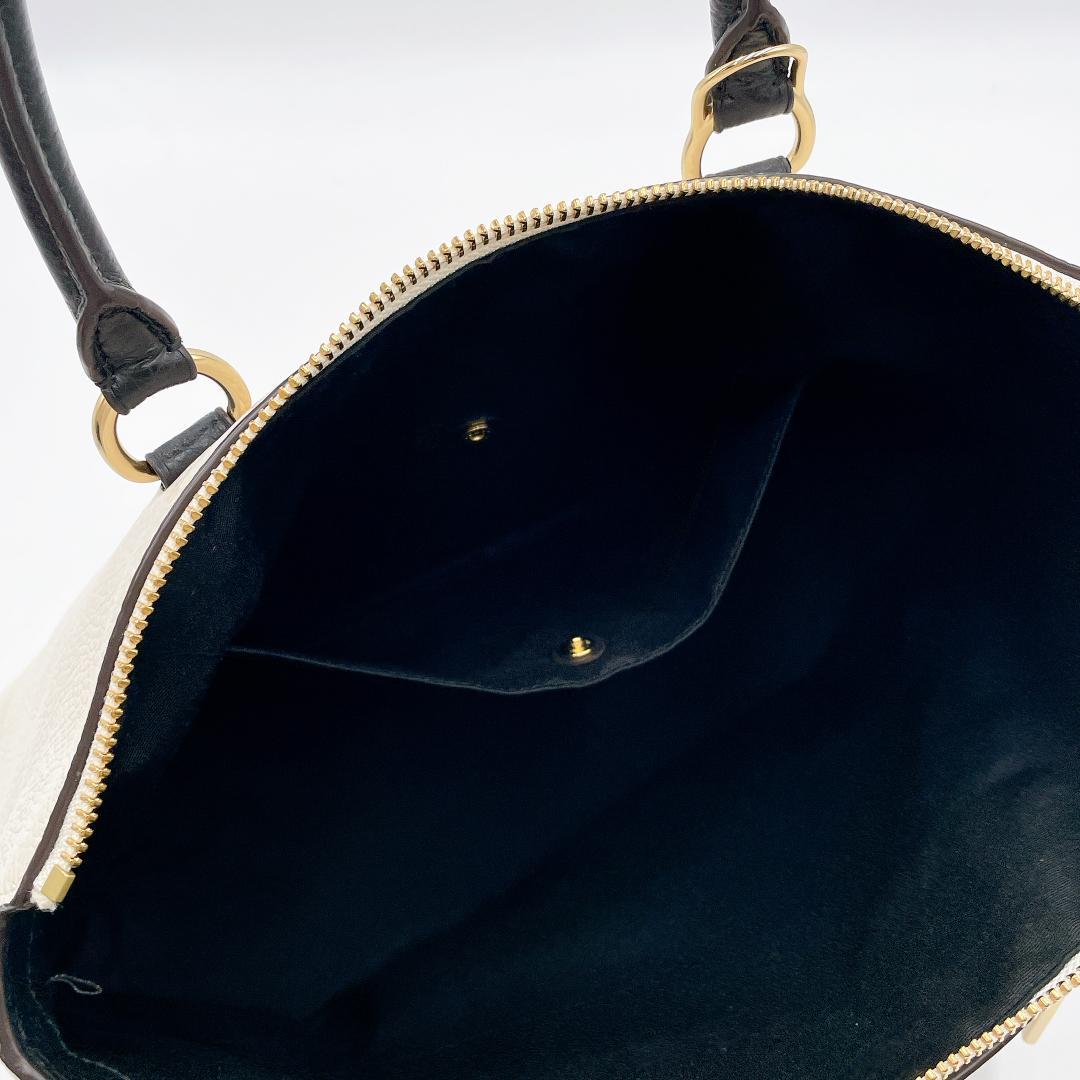 極美品 COACH 2WAYバッグ エマ サッチェル ショルダー 　f425