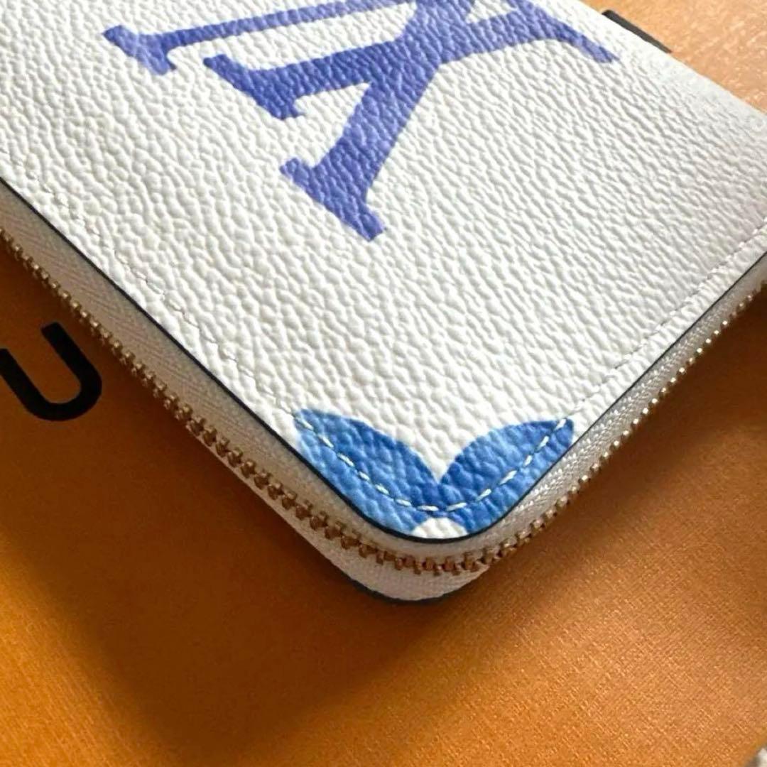 Louis Vuitton ジッピー・パース／バイザプール ブルーホワイト