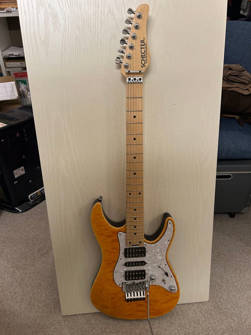 Schecter エレキギター オレンジ