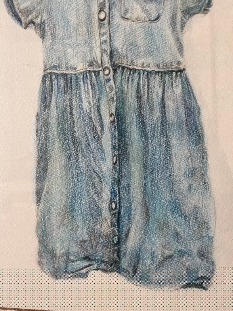 デニムのワンピース